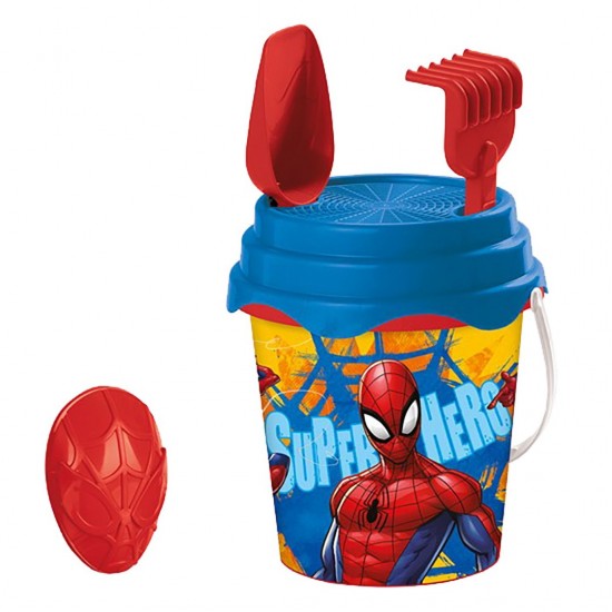 ΚΟΥΒΑΔΑΚΙ ΜΕ ΑΞΕΣΟΥΑΡ SPIDERMAN ΣΕΤ 5 ΤΕΜ Φ17cm ΕΠ